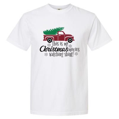 Christmas Gift Vintage Truck Christmas Tree Cool Gift Garment-Dyed Heavyweight T-Shirt