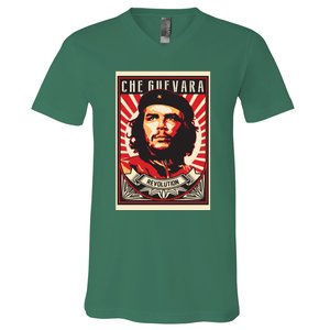 Che Guevara Viva La Revolucion V-Neck T-Shirt