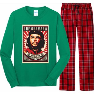 Che Guevara Viva La Revolucion Long Sleeve Pajama Set