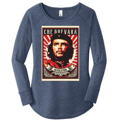 Che Guevara Viva La Revolucion Women's Perfect Tri Tunic Long Sleeve Shirt