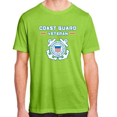 Coast Guard Veteran USCG Veterans Adult ChromaSoft Performance T-Shirt