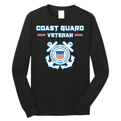 Coast Guard Veteran USCG Veterans Long Sleeve Shirt