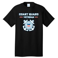 Coast Guard Veteran USCG Veterans Tall T-Shirt