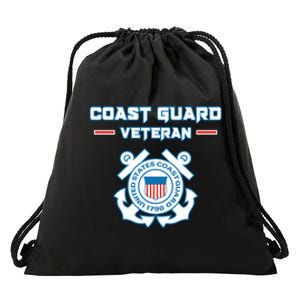 Coast Guard Veteran USCG Veterans Drawstring Bag