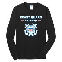 Coast Guard Veteran USCG Veterans Tall Long Sleeve T-Shirt