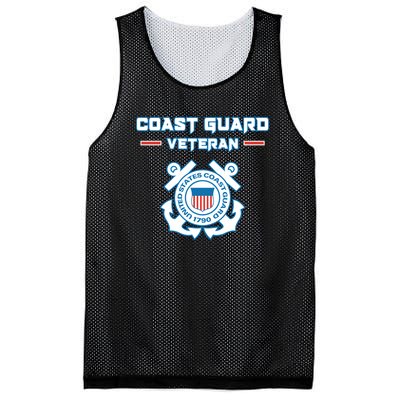 Coast Guard Veteran USCG Veterans Mesh Reversible Basketball Jersey Tank