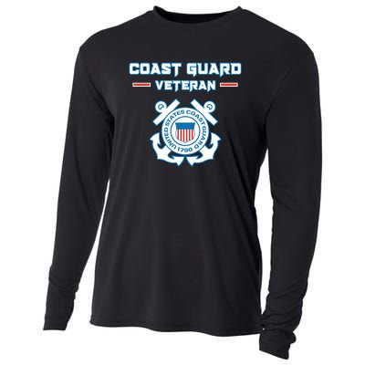 Coast Guard Veteran USCG Veterans Cooling Performance Long Sleeve Crew