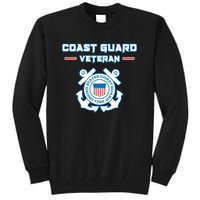 Coast Guard Veteran USCG Veterans Tall Sweatshirt