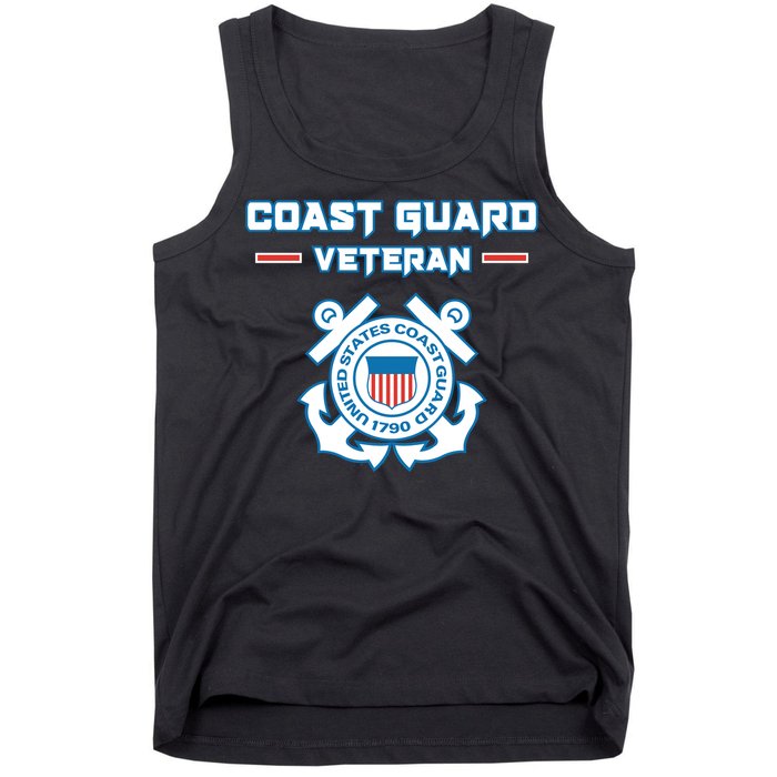 Coast Guard Veteran USCG Veterans Tank Top