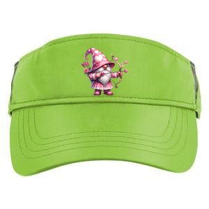 Cute Gnome Valentines Day Heart Gnome Valentine Adult Drive Performance Visor