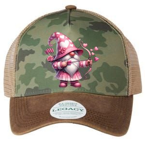 Cute Gnome Valentines Day Heart Gnome Valentine Legacy Tie Dye Trucker Hat