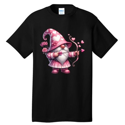 Cute Gnome Valentines Day Heart Gnome Valentine Tall T-Shirt