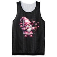 Cute Gnome Valentines Day Heart Gnome Valentine Mesh Reversible Basketball Jersey Tank