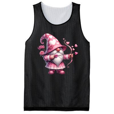 Cute Gnome Valentines Day Heart Gnome Valentine Mesh Reversible Basketball Jersey Tank