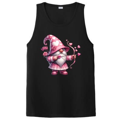 Cute Gnome Valentines Day Heart Gnome Valentine PosiCharge Competitor Tank