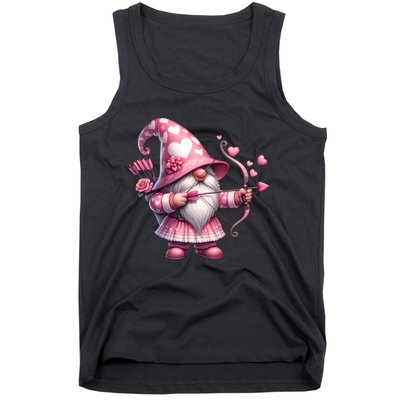 Cute Gnome Valentines Day Heart Gnome Valentine Tank Top