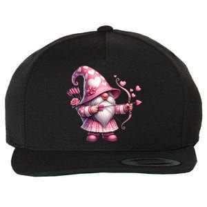 Cute Gnome Valentines Day Heart Gnome Valentine Wool Snapback Cap