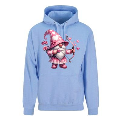 Cute Gnome Valentines Day Heart Gnome Valentine Unisex Surf Hoodie