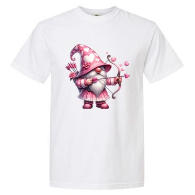 Cute Gnome Valentines Day Heart Gnome Valentine Garment-Dyed Heavyweight T-Shirt