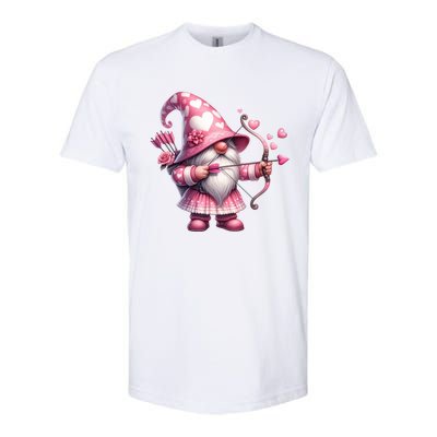 Cute Gnome Valentines Day Heart Gnome Valentine Softstyle® CVC T-Shirt