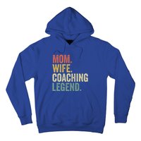 Coach Gift Vintage Coaching Gift Basketball Track Cool Gift Hoodie