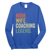 Coach Gift Vintage Coaching Gift Basketball Track Cool Gift Long Sleeve Shirt