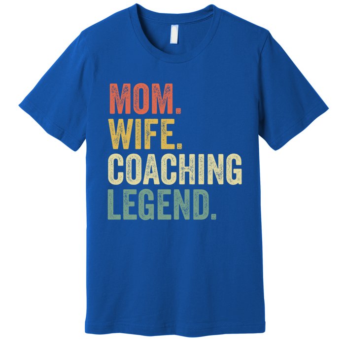 Coach Gift Vintage Coaching Gift Basketball Track Cool Gift Premium T-Shirt