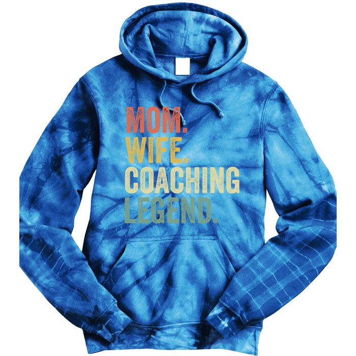 Coach Gift Vintage Coaching Gift Basketball Track Cool Gift Tie Dye Hoodie