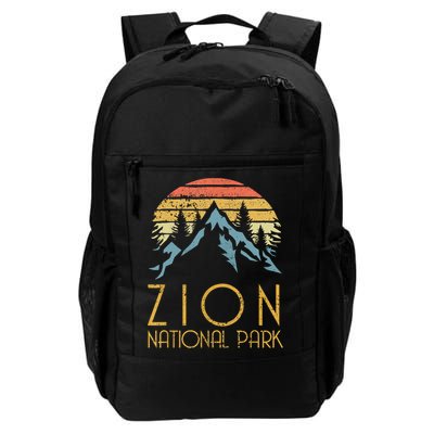 Cool Gift Vintage Retro Zion National Park Utah Gift Backpack