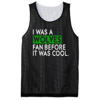 Chris Gustafson Wearing I Was A Wolves Fan Before It Was Cool Mesh Reversible Basketball Jersey Tank