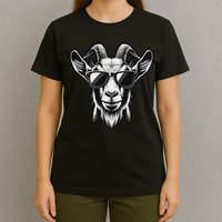 Cool Goat With Sunglasses T-Shirt