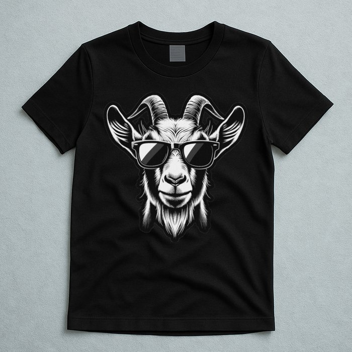 Cool Goat With Sunglasses T-Shirt