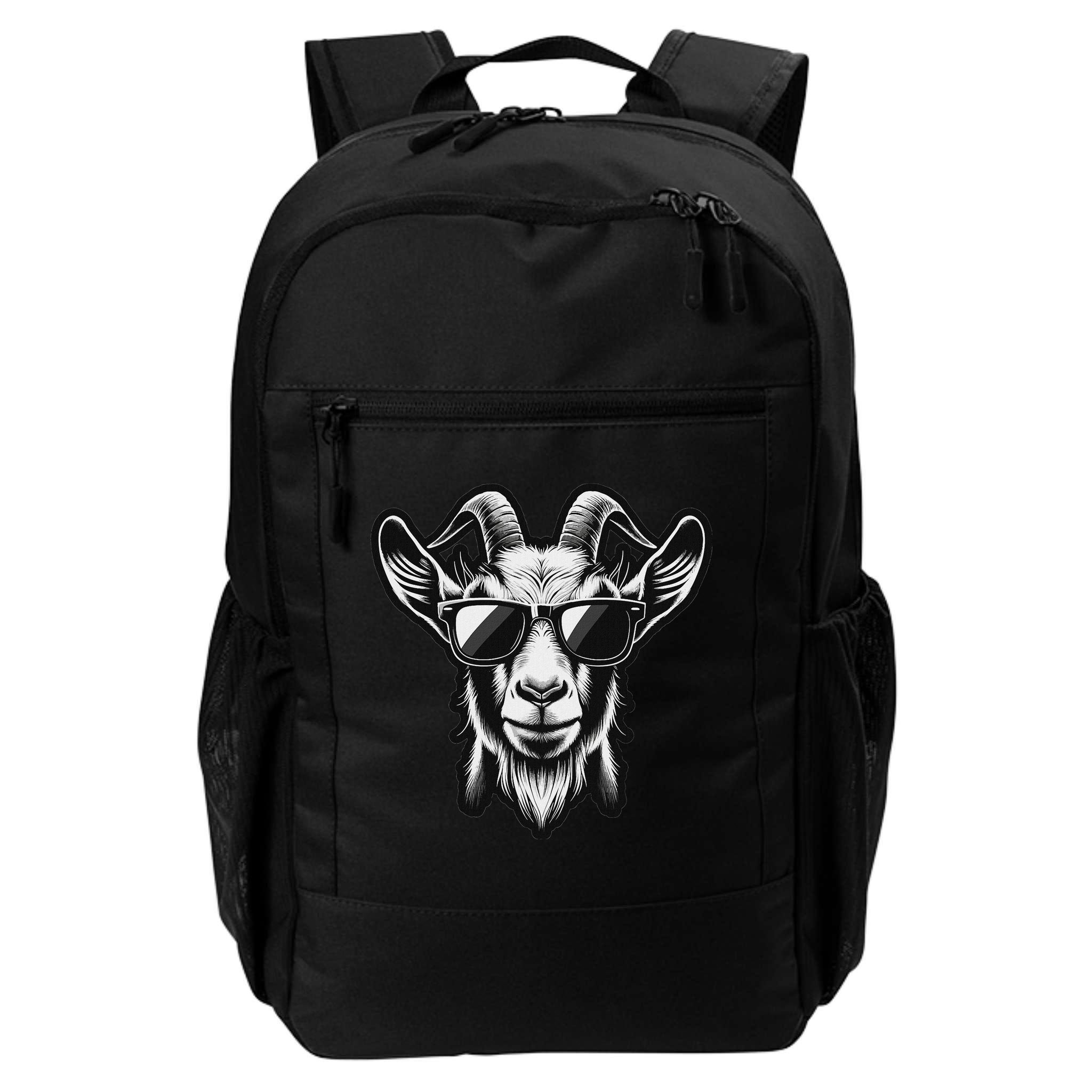 Cool Goat With Sunglasses Backpack