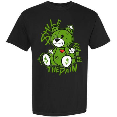 Chlorophyll Green White Color Match Garment-Dyed Heavyweight T-Shirt