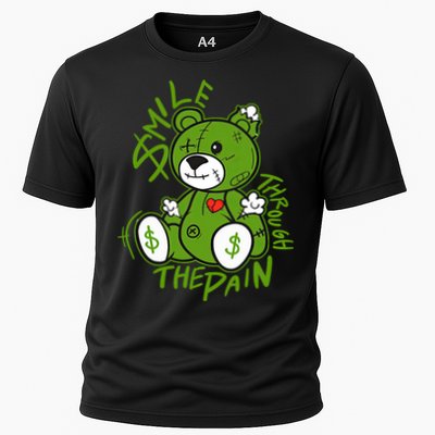 Chlorophyll Green White Color Match Performance Shirt