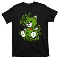 Chlorophyll Green White Color Match T-Shirt