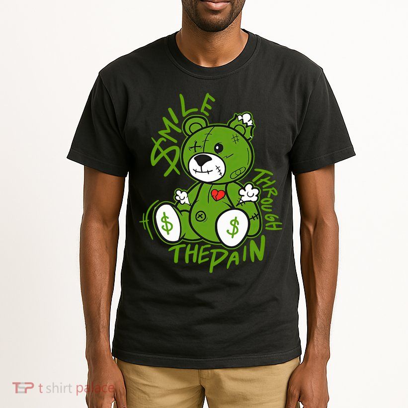 Chlorophyll Green White Color Match Tall T-Shirt