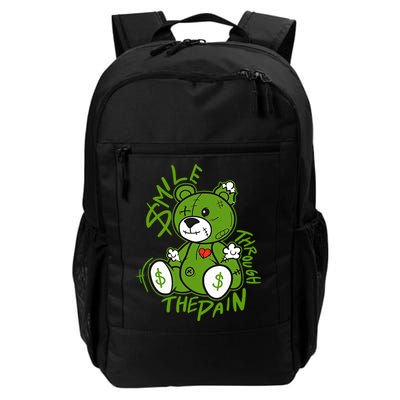 Chlorophyll Green White Color Match Backpack