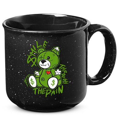 Chlorophyll Green White Color Match 15oz Campfire Ceramic Mug