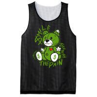 Chlorophyll Green White Color Match Mesh Reversible Basketball Jersey Tank