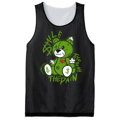 Chlorophyll Green White Color Match Mesh Reversible Basketball Jersey Tank