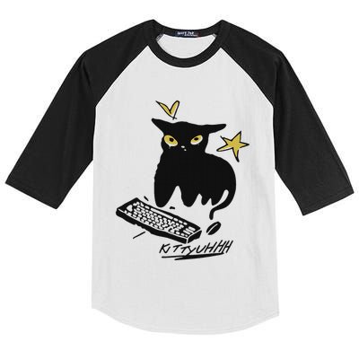 Caseoh Games Wearing Kittyuhhh Kids Colorblock Raglan Jersey