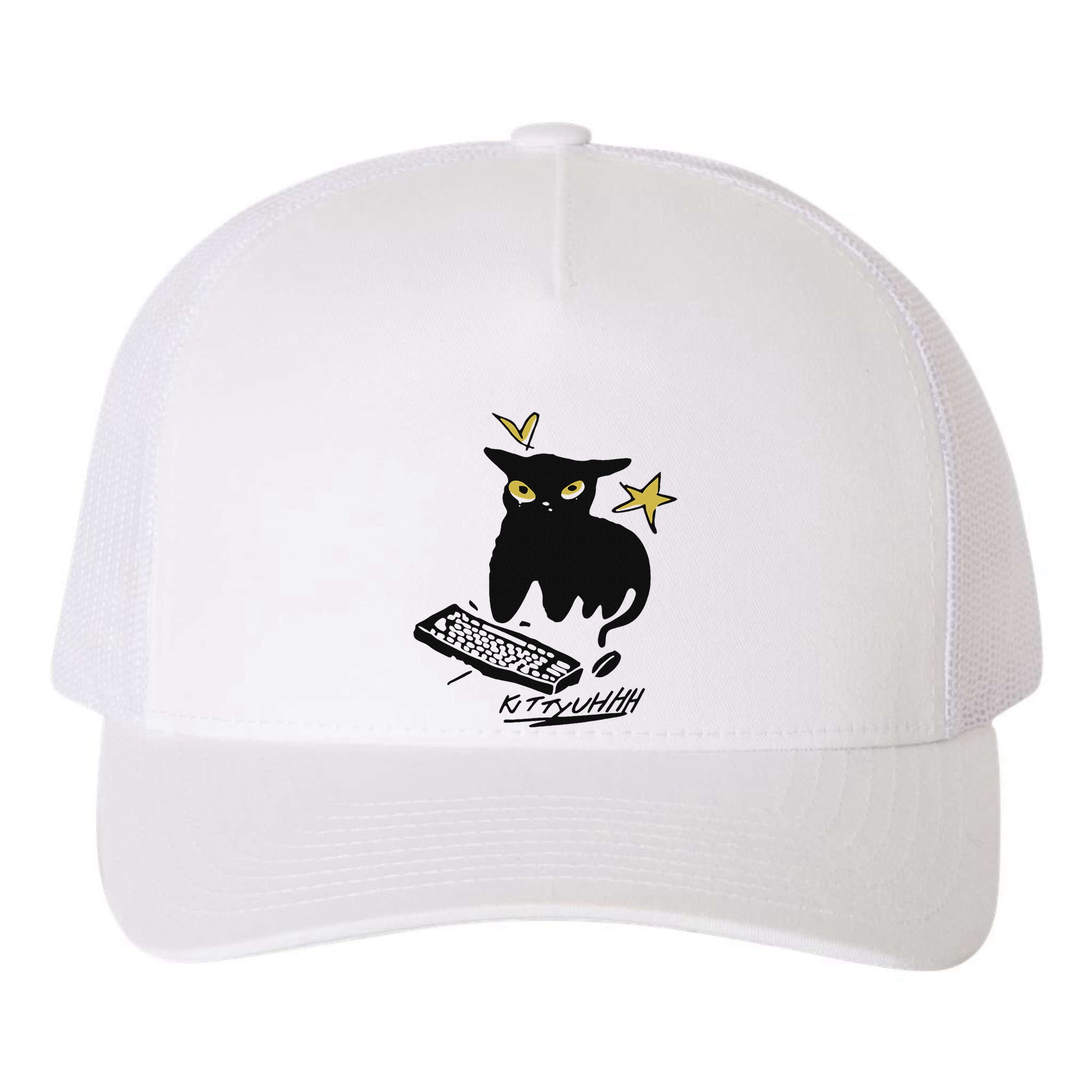 Caseoh Games Wearing Kittyuhhh Yupoong Adult 5-Panel Trucker Hat