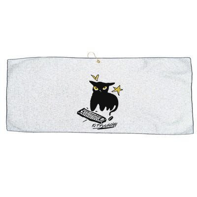 Caseoh Games Wearing Kittyuhhh Large Microfiber Waffle Golf Towel