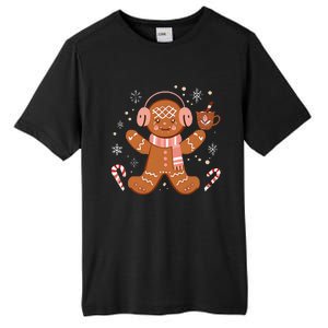 Cute Gingerbread Winter Fun Novelty Tall Fusion ChromaSoft Performance T-Shirt