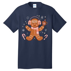 Cute Gingerbread Winter Fun Novelty Tall T-Shirt