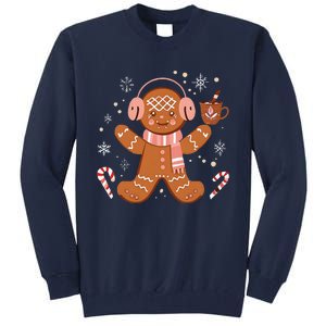 Cute Gingerbread Winter Fun Novelty Tall Sweatshirt