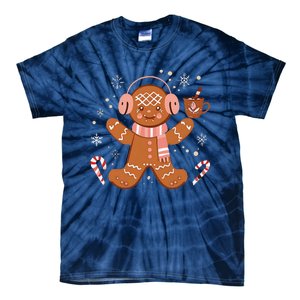 Cute Gingerbread Winter Fun Novelty Tie-Dye T-Shirt