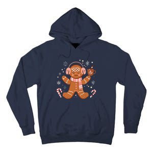 Cute Gingerbread Winter Fun Novelty Tall Hoodie