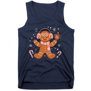 Cute Gingerbread Winter Fun Novelty Tank Top